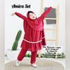 Gambar Setelan Anak Baju Anak Perempuan 7-8 Tahun Baju Muslim AMIRA SET KIDS - pink dari TOF Bandung Kota Bandung 6 Tokopedia