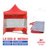 Gambar Dinding Tenda Lipat Fullset Dinding Mika / Polos LX 030 - 7.5M KAIN BELIN, Merah dari Speeds Official Store Kota Surabaya 10 Tokopedia