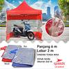 Gambar Dinding Tenda Lipat Fullset Dinding Mika / Polos LX 030 - 7.5M KAIN BELIN, Merah dari Speeds Official Store Kota Surabaya 3 Tokopedia