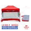 Gambar Dinding Tenda Lipat Fullset Dinding Mika / Polos LX 030 - 7.5M KAIN BELIN, Merah dari Speeds Official Store Kota Surabaya 13 Tokopedia