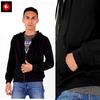Gambar Okechuku Jaket Hoodie Jumper Training Olahraga Unisex BAHAN BABY TERRY - Biru dongker, M fit to L dari Okechuku Jakarta Barat 7 Tokopedia