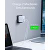 Gambar Wall Charger/Travel Adaptor Anker Powerport III 2Port-60W - A2629 dari Anker Indonesia Jakarta Utara 2 Tokopedia