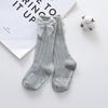 Gambar Kaos kaki panjang selutut dengan aksen pita, cocok untuk anak perempua - pita Pink dari tokomixnmax Jakarta Barat 4 Tokopedia