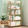 Gambar Rak Buku Minimalis Kayu Serbaguna 5 Susun Lemari Multifungsi - 3 tingkat dari ShainaArin0606 Kota Tangerang Selatan 1 Tokopedia