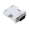 Gambar HDMI to VGA Converter With Audio / HDMI Female to VGA Male + Audio - Putih dari Click-n-Pay Jakarta Utara 1 Tokopedia