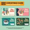 Gambar Kartu Natal | Kartu Ucapan Natal | Christmas Card - 8,5 x 8,5 cm dari OH! Print Kota Tangerang Selatan 3 Tokopedia