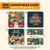 Gambar Kartu Natal | Kartu Ucapan Natal | Christmas Card - 8,5 x 8,5 cm dari OH! Print Kota Tangerang Selatan 2 Tokopedia