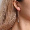 Gambar anting panjang long tassels zircon earrings jan223 - gold dari Oila Jakarta Pusat 1 Tokopedia