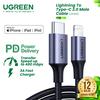 Gambar UGREEN Kabel USB-C to Lightning Nylon Braided (Fast-Charging) - US304 - Hijau, 1 Meter dari UGREEN Authorized Store Jakarta Utara 1 Tokopedia