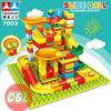 Gambar Mainan Track Maze Slide Ball Building Blocks DIY Maze Ball Marble Run - 140 pcs dari cucigudanglego Kota Tangerang 3 Tokopedia