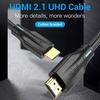 Gambar Vention Kabel HDMI 2.1 Male to Male Braided 8K 4K High Speed HDR - 0.5 Meter dari Vention Indonesia Kota Surabaya 2 Tokopedia