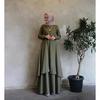 Gambar Baju Gamis Syari Wanita Terbaru Aluna Maxi Dress Termurah - Army dari hijabafwa Kota Bandung 2 Tokopedia