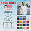 Gambar Kaos Polos Lengan Panjang Hitam NSA dari kaos only Kota Semarang 3 Tokopedia