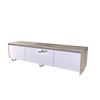 Gambar Neo Combi Meja TV Cabinet Lemari Entertainment Unit Ruang Tamu - Putih CoklatTua, 150 cm dari Heinrich Interior Jakarta Utara 3 Tokopedia