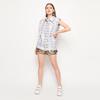 Gambar ATASAN WANITA / BLOUSE WANITA - MOKSHA PADDED BLOUSE - GREY dari THISIS MADJA Jakarta Barat 1 Tokopedia