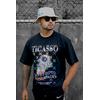 Gambar Ticasso "Astronaut" Oversized T-shirt - Black - S dari LabX_officialstore Jakarta Selatan 3 Tokopedia