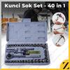 Gambar Kunci Sok 40 in 1 Shock Wrench Set 40 pcs Pas AIWA Tool Kit Tools Box dari Zen Car Parts Jakarta Barat 1 Tokopedia