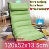 Gambar Tatami Import 7 Garis extra tebal/Kursi lesehan/Lazy sofa/kursi Lipat - khaki dari yunyun piepie Jakarta Utara 12 Tokopedia