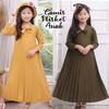 Gambar gamis plisket anak - mocca, 5-8thn dari hanif olstore Kab. Cirebon 1 Tokopedia