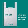 Gambar Kantong Plastik Kresek PE 24 Bening Transparan Tebal isi 100 lembar dari Higenik Prima Kemas Jakarta Barat 3 Tokopedia
