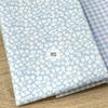 Gambar kain katun jepang motif bunga serian biru muda kombinasi - kode C dari Fancy Cotton Kota Bandung 1 Tokopedia