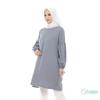 Gambar Atasan Muslim Wanita | Noya Tunik Abu | S M L XL | Original - M dari Tazkia Hijab Store Kota Bandung 2 Tokopedia