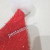 Gambar Topi Natal Santa Glitter Merah dari PestaSeru Jakarta Utara 4 Tokopedia