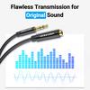Gambar Vention Kabel Aux Extension Audio 3.5mm 3Pole TRS Male To Female - PVC-BBZ, 0.5m dari Vention Authorized Store 3 Tokopedia