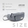 Gambar TAS SELEMPANG PRIA ARCHIE TAS PRIA DISTRO MURAH WAISTBAG OUTDOOR - NAVY dari Heylook Official Kota Tangerang 5 Tokopedia