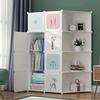 Gambar Lemari Plastik Pakaian DIY / Wardrobe / Rak Baju Animal Character - 8 Cube + 4 Rak dari SUNXIN Jakarta Barat 3 Tokopedia