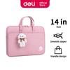 Gambar Deli Koper Terylene tas laptop ukuran 14inch 3756 - Merah Muda dari Deli Stationery Kab. Tangerang 5 Tokopedia