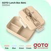 Gambar Goto Beto Kotak Tempat Makan Lunch Box Set Free Sendok Garpu - Biru dari GOTO Hardware Kota Tangerang 6 Tokopedia