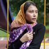Gambar Scarf Kerudung Kaea Sparkling Purple x Sonia Wibisono - Premium Silk dari Kaea Scarf Official Kab. Bekasi 1 Tokopedia