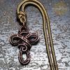 Gambar Celtic Cross Pendant / Bandul Kalung Salib Celtic / Wire Cross - Oxidized Copper dari masKnot Jakarta Timur 1 Tokopedia