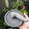 Gambar Cobek Batu Kali Pori Bulat 16cm + Ulekan dari MunTHuCom Kab. Sleman 5 Tokopedia