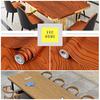Gambar Wallpaper Serat Kayu II Wallpaper Sticker Lemari 60cm x 3m - Coklat Merah dari EVCHOME 4 Tokopedia