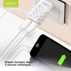 Gambar ROBOT RT-K5 Adaptor Triple Charger 2.1A + Micro USB 1M Xiaomi Samsung dari AERO Gadget Jakarta Utara 2 Tokopedia