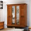 Gambar Lemari pakaian bahan kayu jati perhutani jepara / 4 pintu minimalis dari ibbe furniture Jakarta Selatan 1 Tokopedia