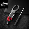 Gambar Premium Leather Key Chain Gantungan Kunci Pinggang Kulit Mobil Motor - Hitam dari Gentleman Car Jakarta Barat 1 Tokopedia