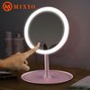 Gambar MIXIO A5 Cermin Rias / Kaca Make Up lampu LED MAKEUP MIRROR RING LIGHT - Merah Muda dari MIXIO Official Store Jakarta Utara 1 Tokopedia