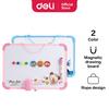 Gambar Deli papan tulis gantung magnetik putih untuk anak 25 * 35 cm 7800 - Biru dari Deli Stationery Kab. Tangerang 2 Tokopedia