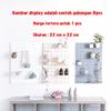 Gambar Wall storage peg board pajangan dinding dekorasi multifungsi - Pink dari Hellogorjes_ Jakarta Utara 1 Tokopedia