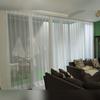 Gambar Vitrase polos bordir bawah/vitrase gorden/L100cmXP290cm dari Home Queen Kota Tangerang Selatan 2 Tokopedia