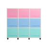 Gambar RAK LEMARI PLASTIK SERBAGUNA 3 SUSUN 9 PINTU FLIP CLUB - Cream dari WONDERLAND FURNITURE Kota Tangerang 4 Tokopedia