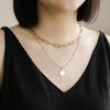 Gambar Dear Me - Arca Necklace (Titanium with 18K Gold Plating) Kalung Wanita dari Dear Me Jewelry Jakarta Pusat 2 Tokopedia