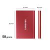 Gambar Samsung SSD T7 Portable SSD External 500GB 1TB 2TB Garansi Resmi 3th - Indigo Blue, 500GB dari Samsung Storage Official Jakarta Pusat 5 Tokopedia