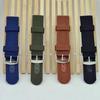 Gambar tali jam tangan kanvas nylon murah dan berkualitas - Cokelat, 24mm dari PUTRA JAYA Jakarta Pusat 3 Tokopedia
