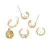 Gambar 5pcs Anting Ear Stud Earrings Gold Punk Mini Hoop Jewelry dari Sedaap Rasayangku Jakarta Barat 3 Tokopedia