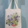 Gambar tas tote bag canvas monstera dari KamehaShop.com Kab. Cirebon 3 Tokopedia