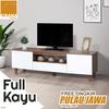 Gambar FULL KAYU - Kirana Lemari Meja TV - Buffet Montana BC White - Brown Cream dari KiranaFurniture Kab. Bogor 1 Tokopedia